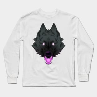 Purple Wolf Long Sleeve T-Shirt